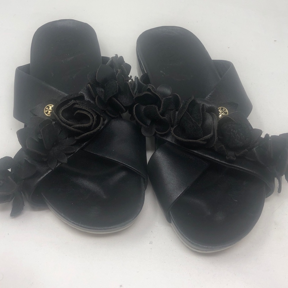 Tory sandal black sz 7 rare sold out